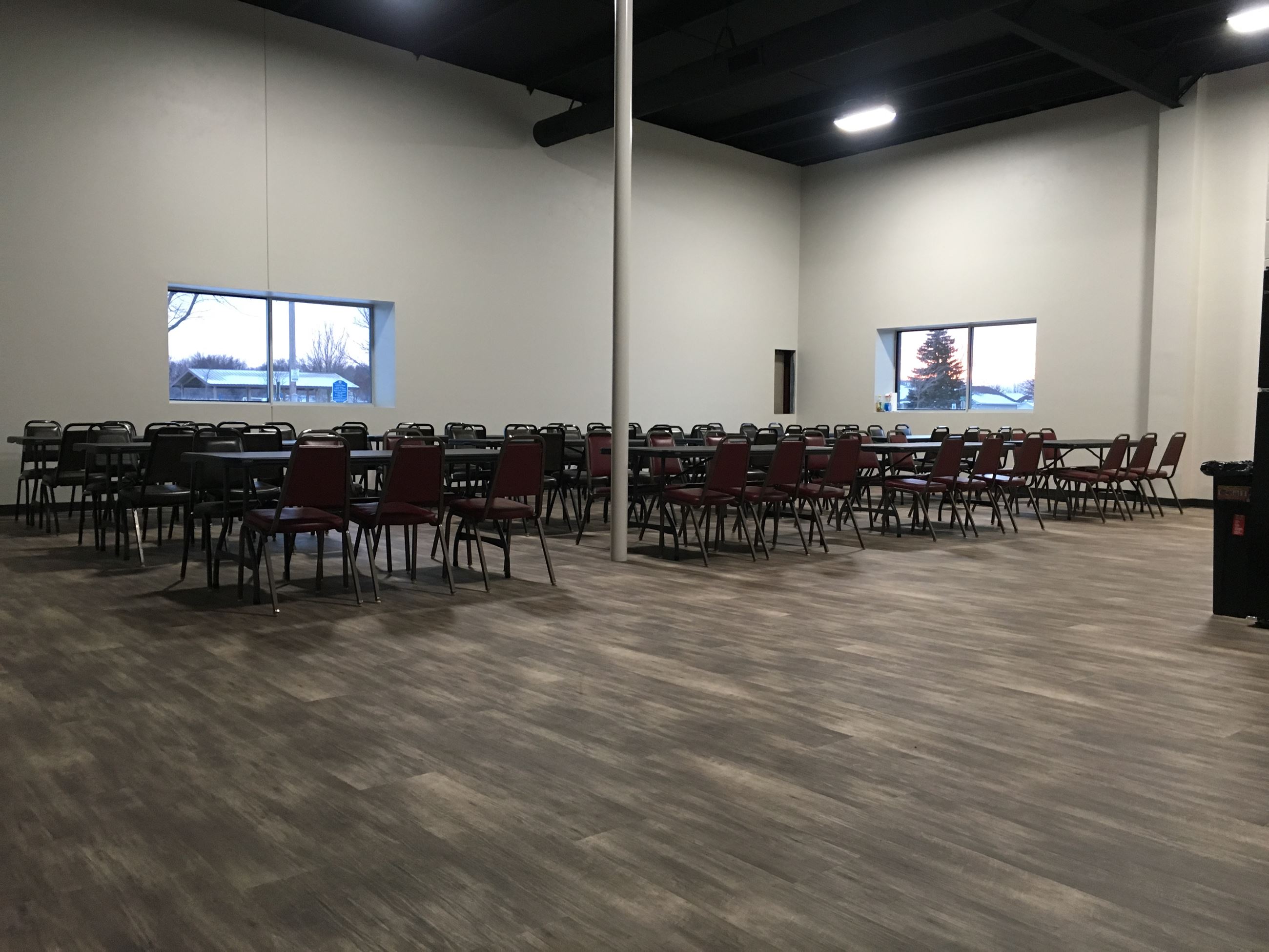 Van Lieshout Rec Center - set up